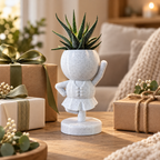 Highland Hopper Steps Up | Highland Dancer Planter gift presentation
