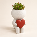 Heartley Gives Big Love | Heart Planter hero lifestyle view