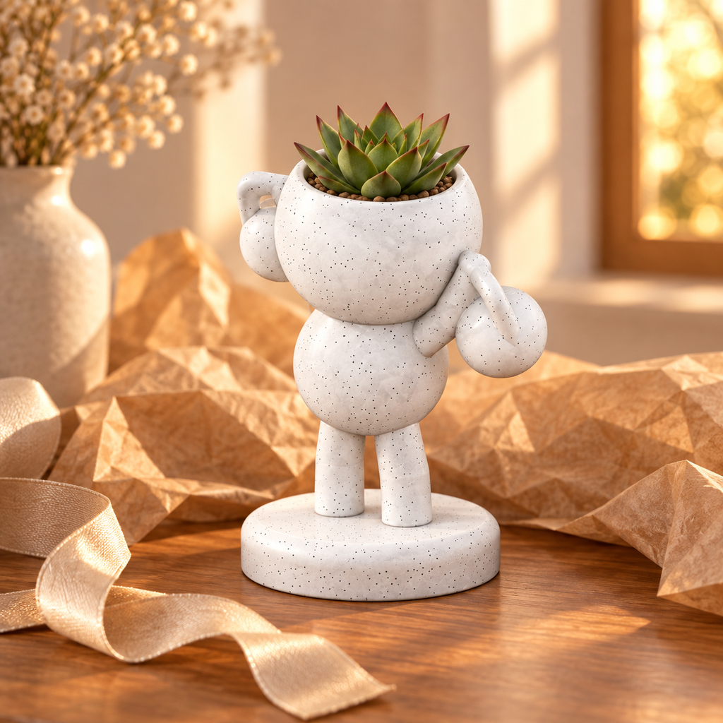 Kettle Bloom fitness planter gift presentation