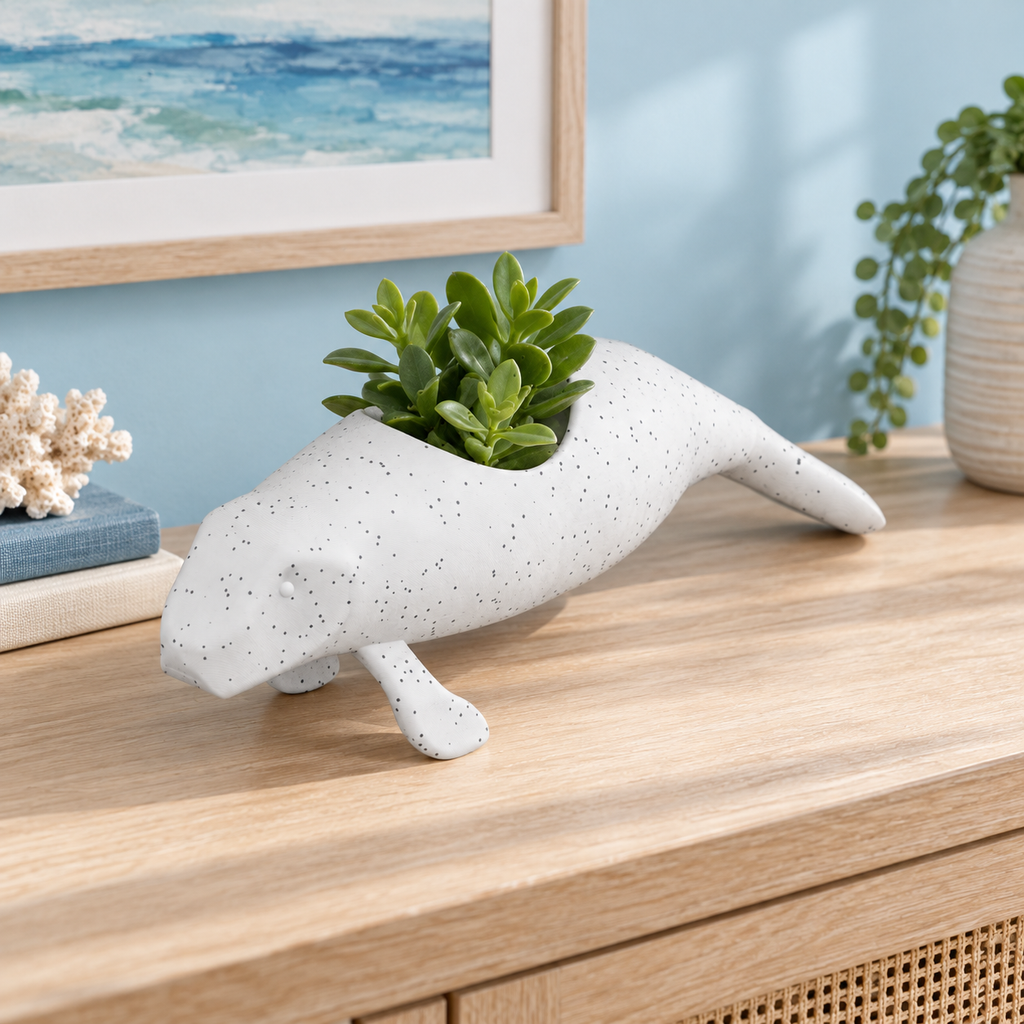 Manni Manatee planter editorial view