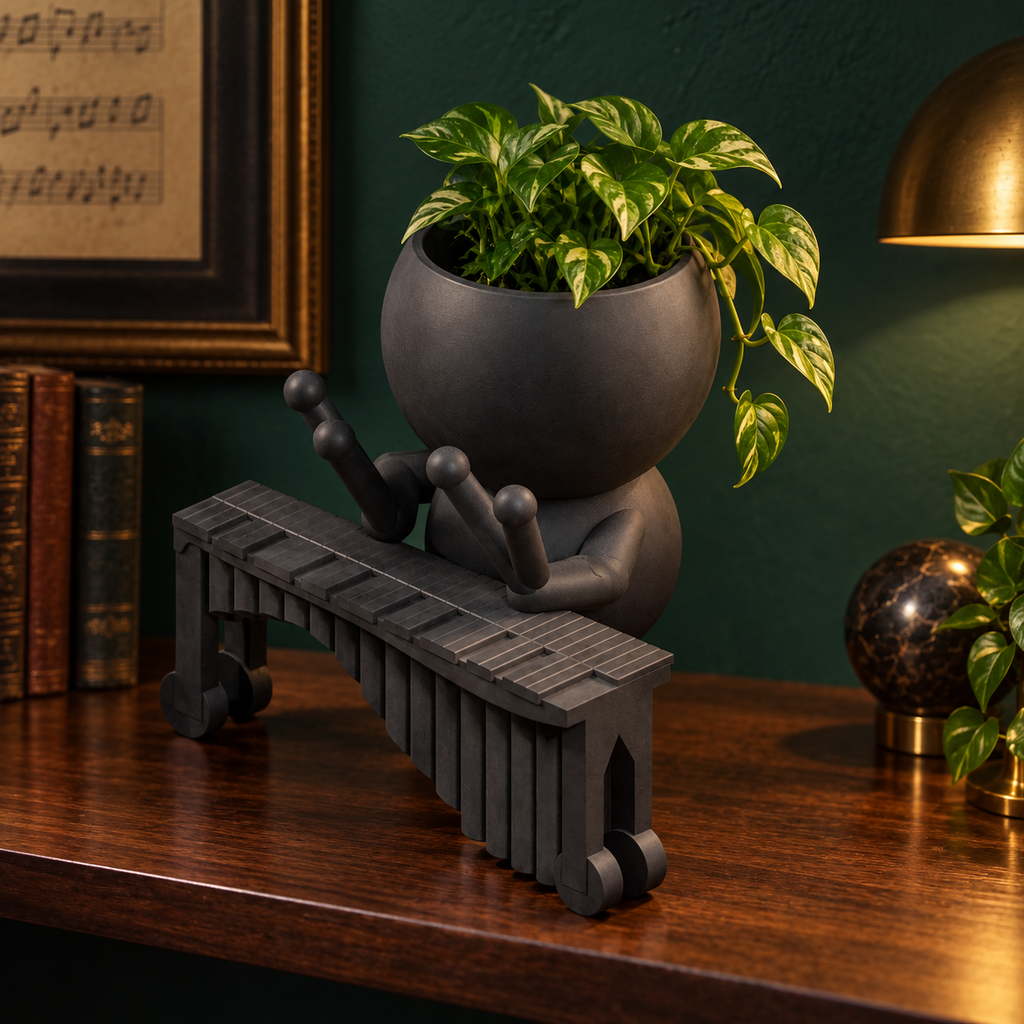 Marimba Moxie Makes Some Noise | Marimba Planter editorial view