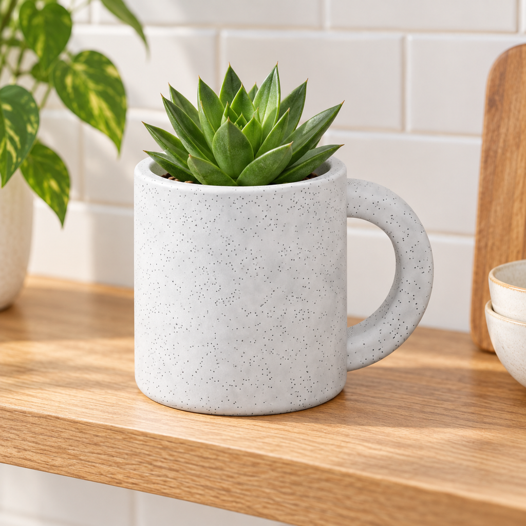 Mugsy Mug planter editorial view