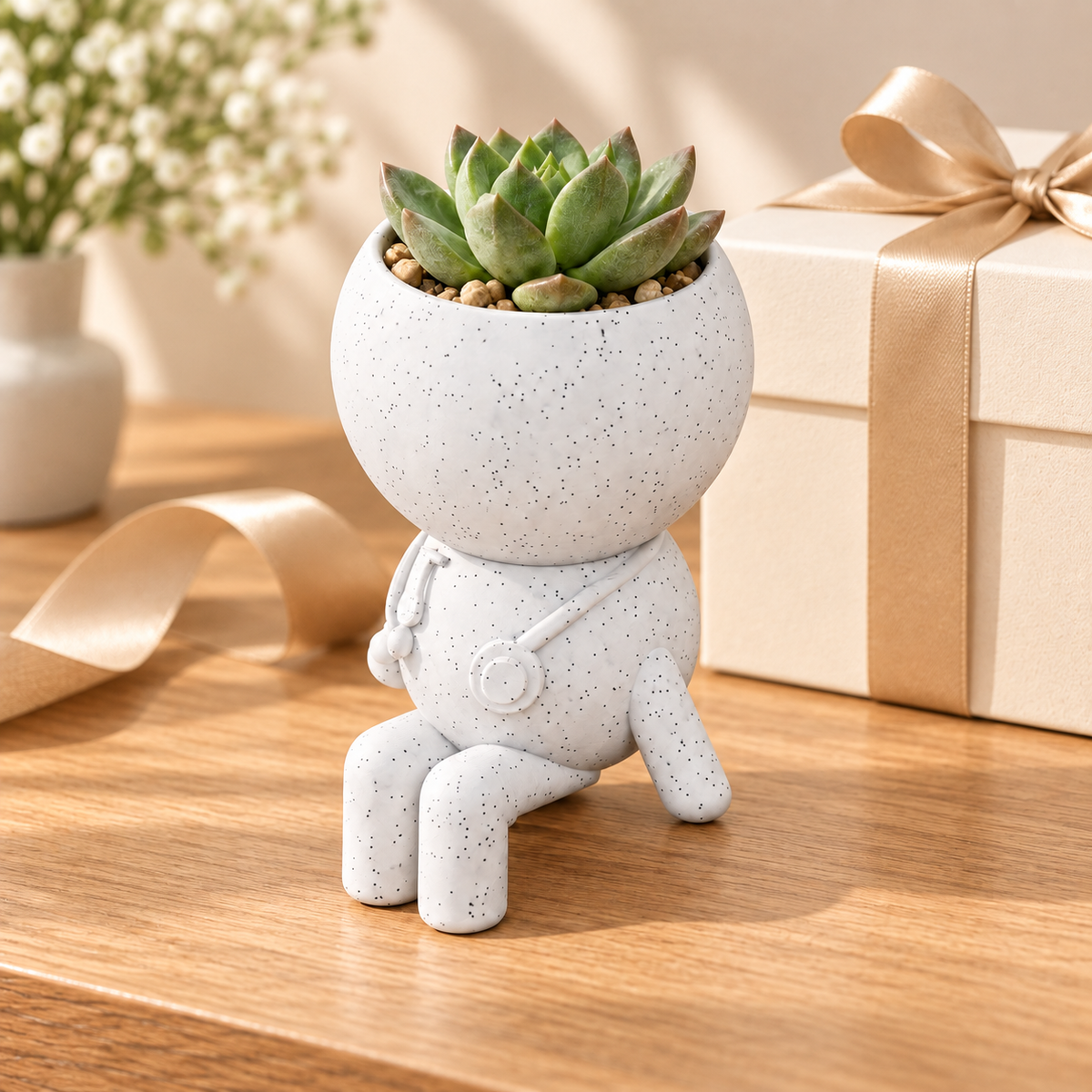 Care Moss nurse planter gift presentation