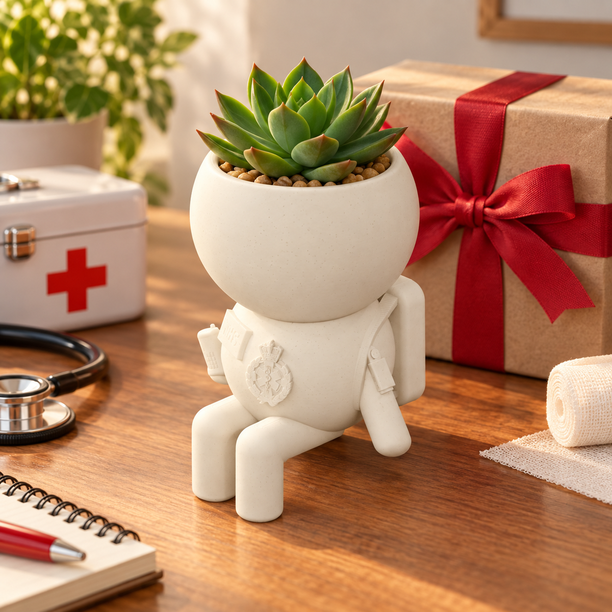 Patch Sprout Is Ready | Paramedic Planter gift presentation