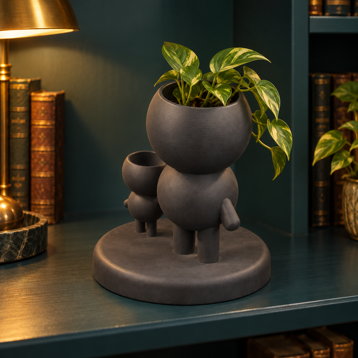 The Little Pair Sticks Together | Parent and Child Planter editorial view