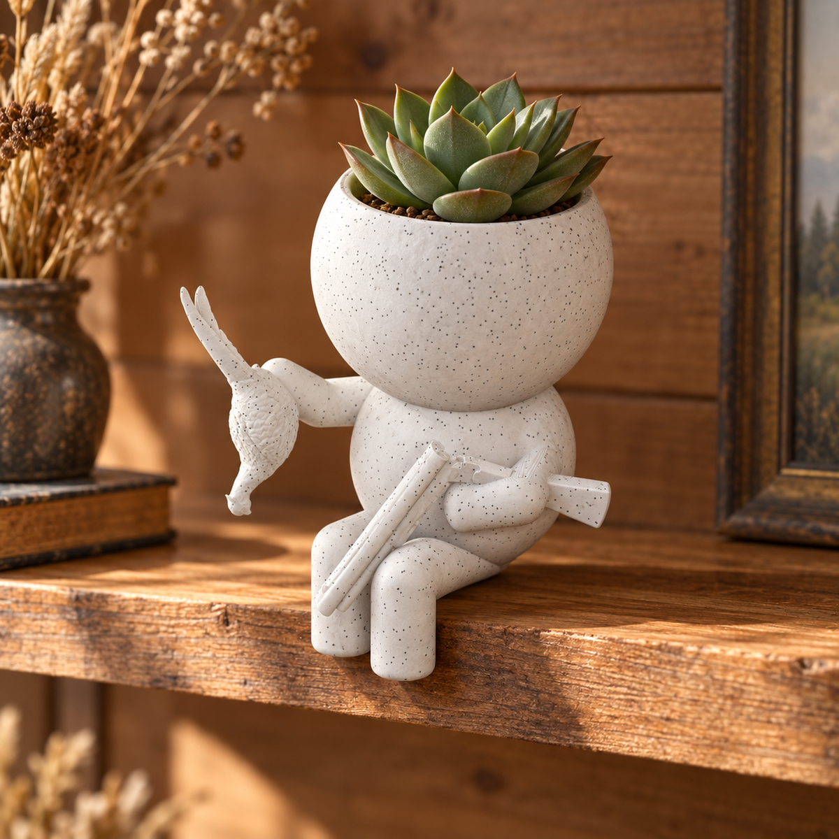 Scout Pheasant Planter cabin shelf view