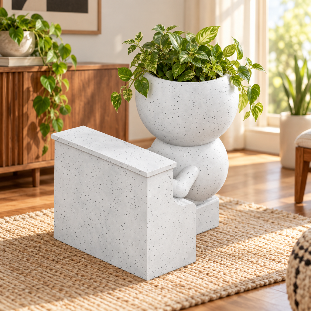 Maestro Sprout Piano Planter hero lifestyle view