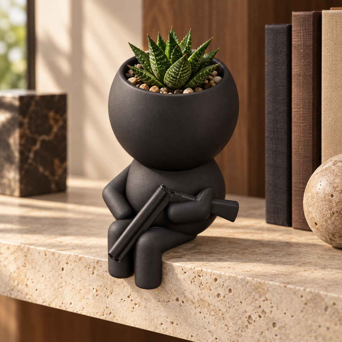 Range Moss planter editorial view