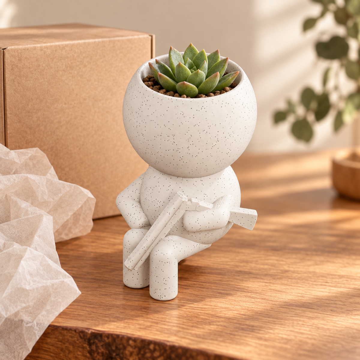 Range Moss planter gift presentation