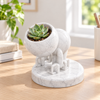 Tuck character planter hero view