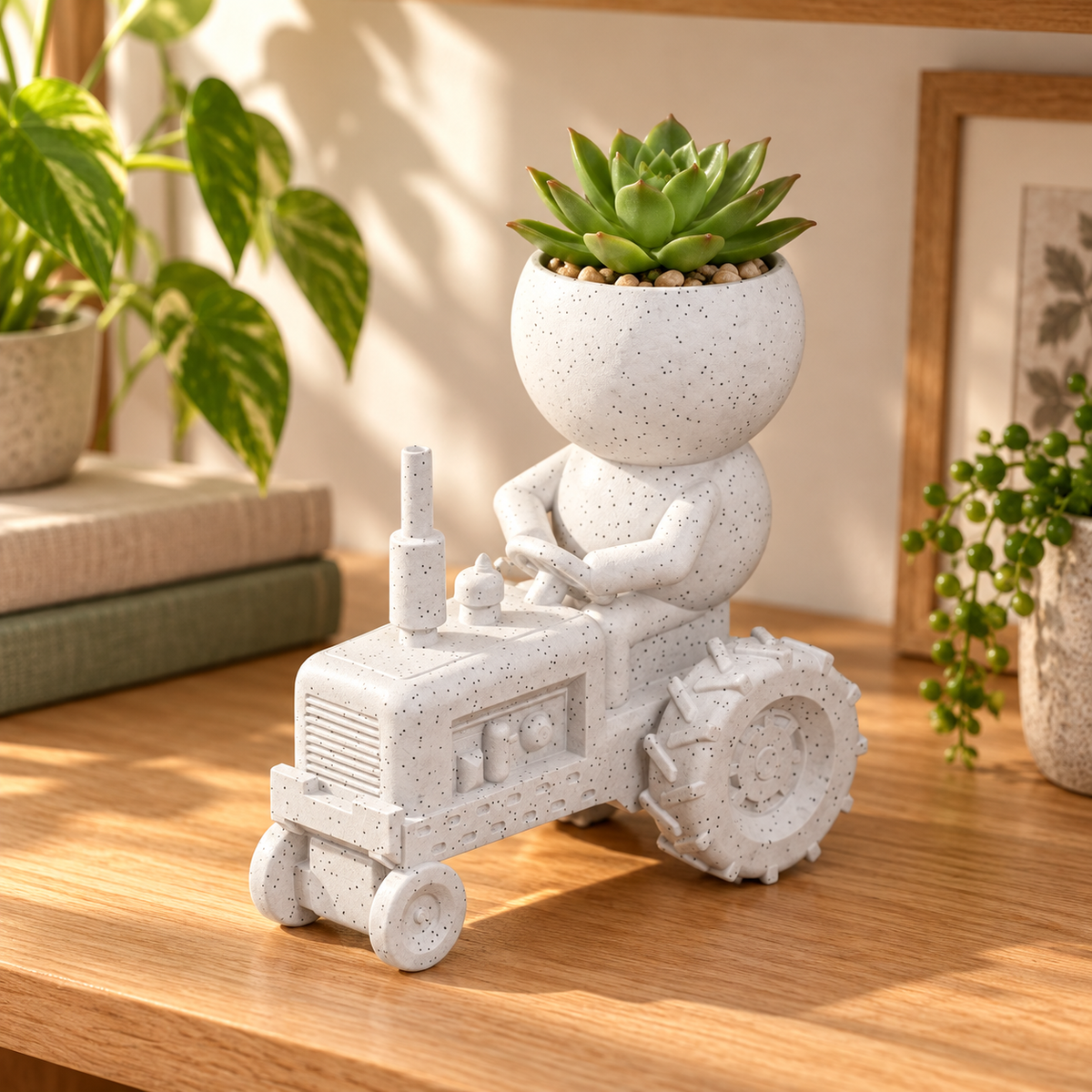 Hero lifestyle image of Tiller Tractor Planter