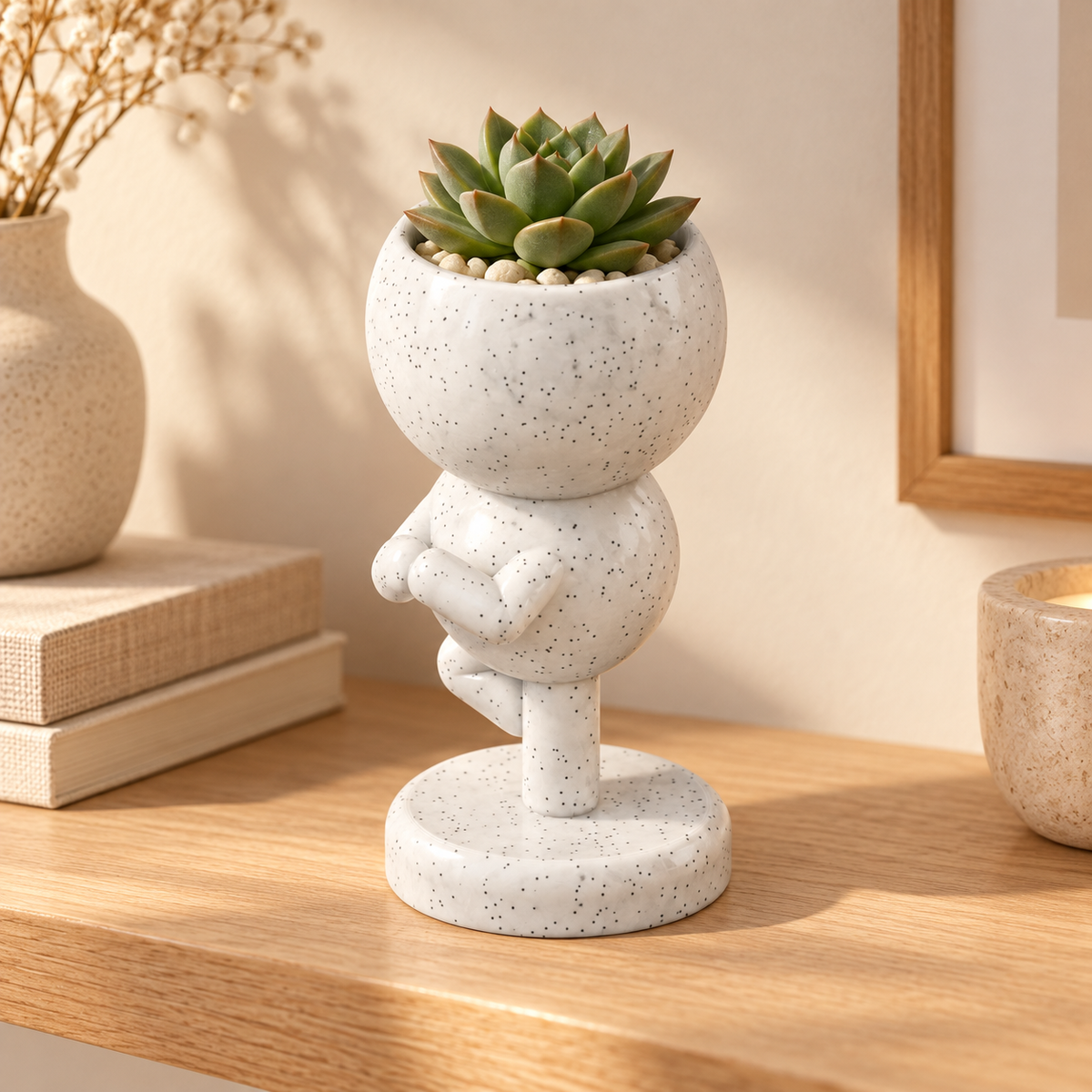 Hero lifestyle image of Balance Tree Pose Planter