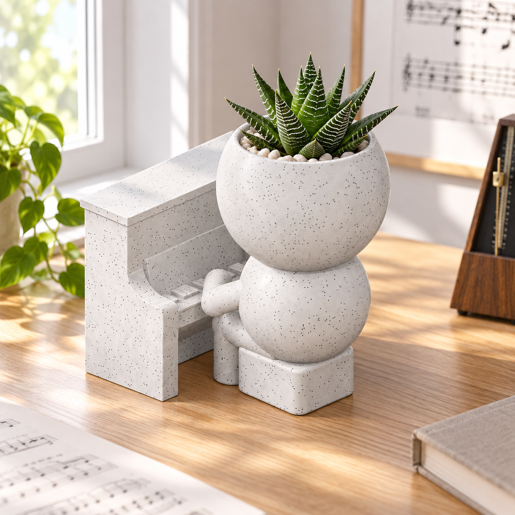 Editorial image of Vince Piano Planter