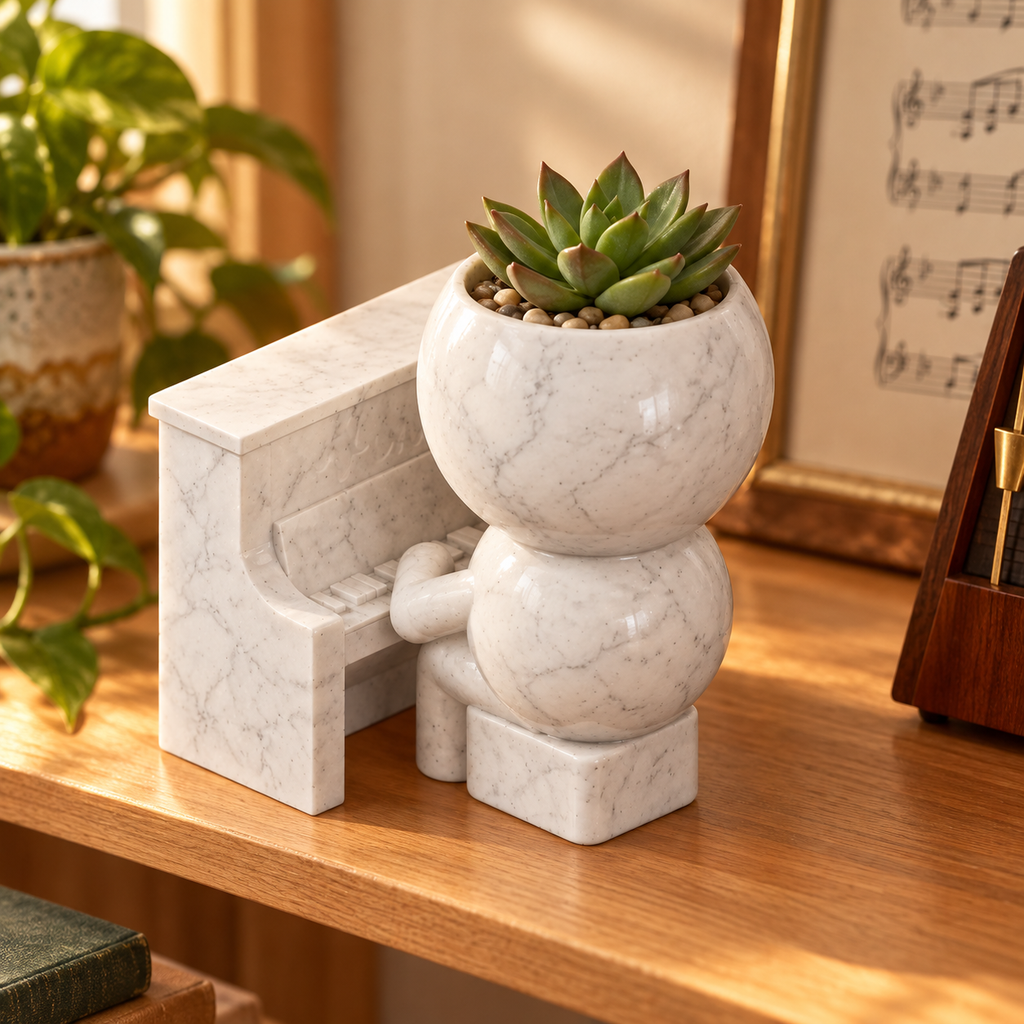 Hero lifestyle image of Vince Piano Planter