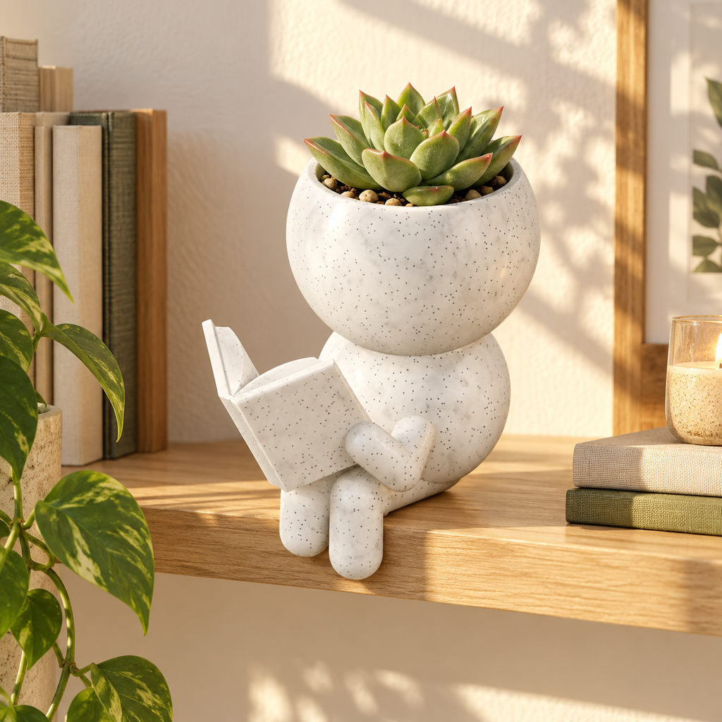 Hero lifestyle image of Page Turner Reader Planter