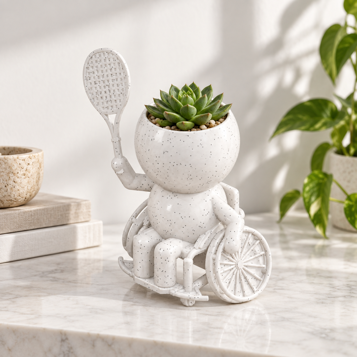 Editorial image of Ace Wheelchair Tennis Planter