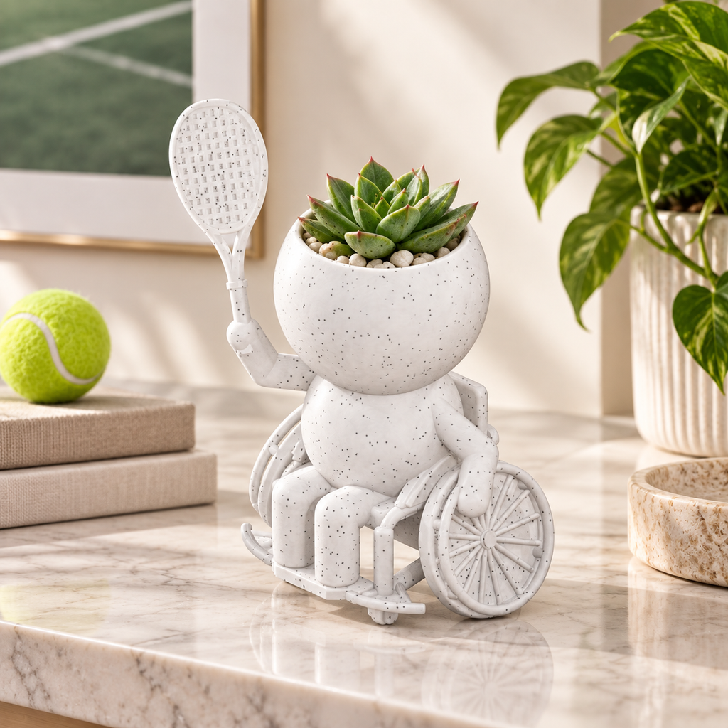 Hero lifestyle image of Ace Wheelchair Tennis Planter
