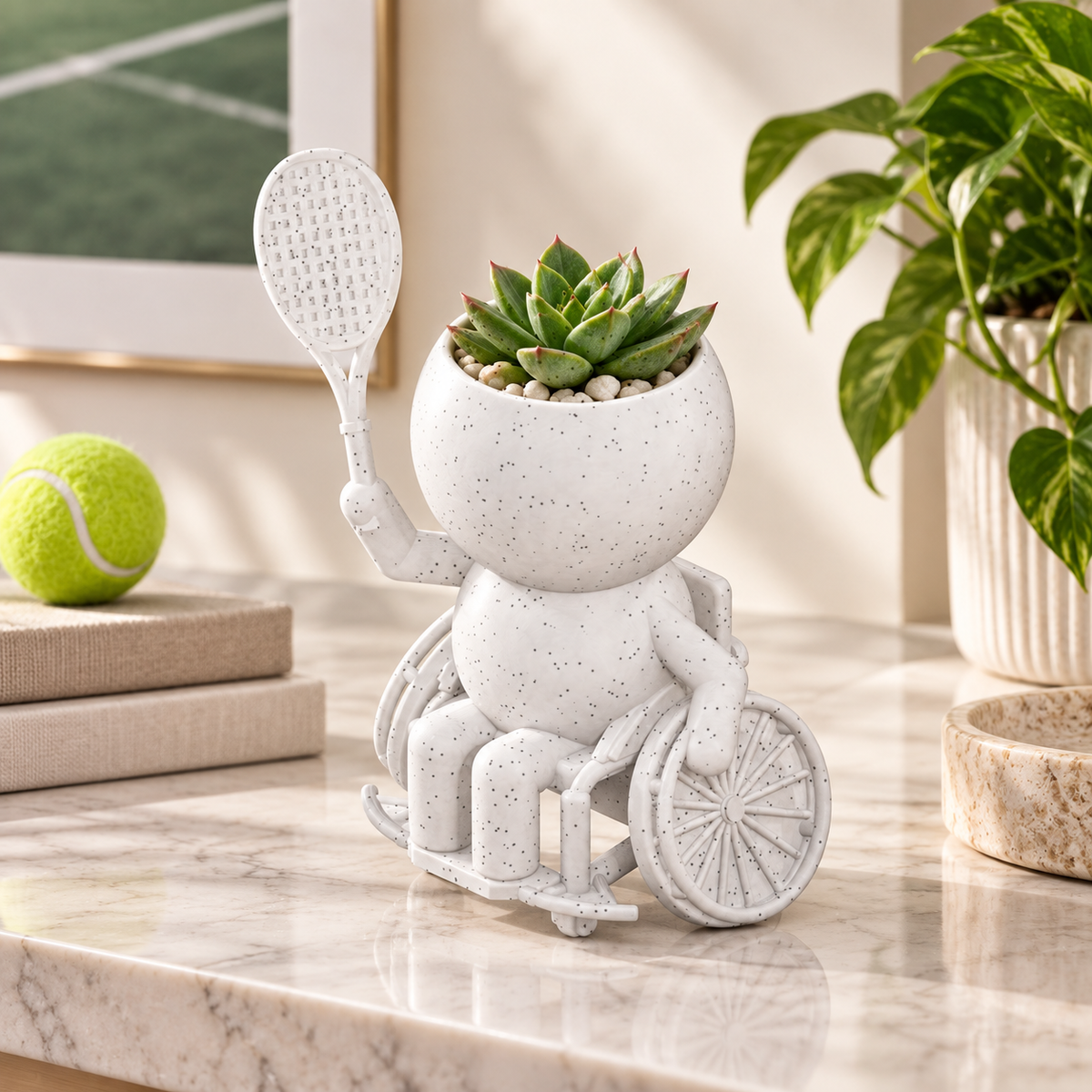 Hero lifestyle image of Ace Wheelchair Tennis Planter