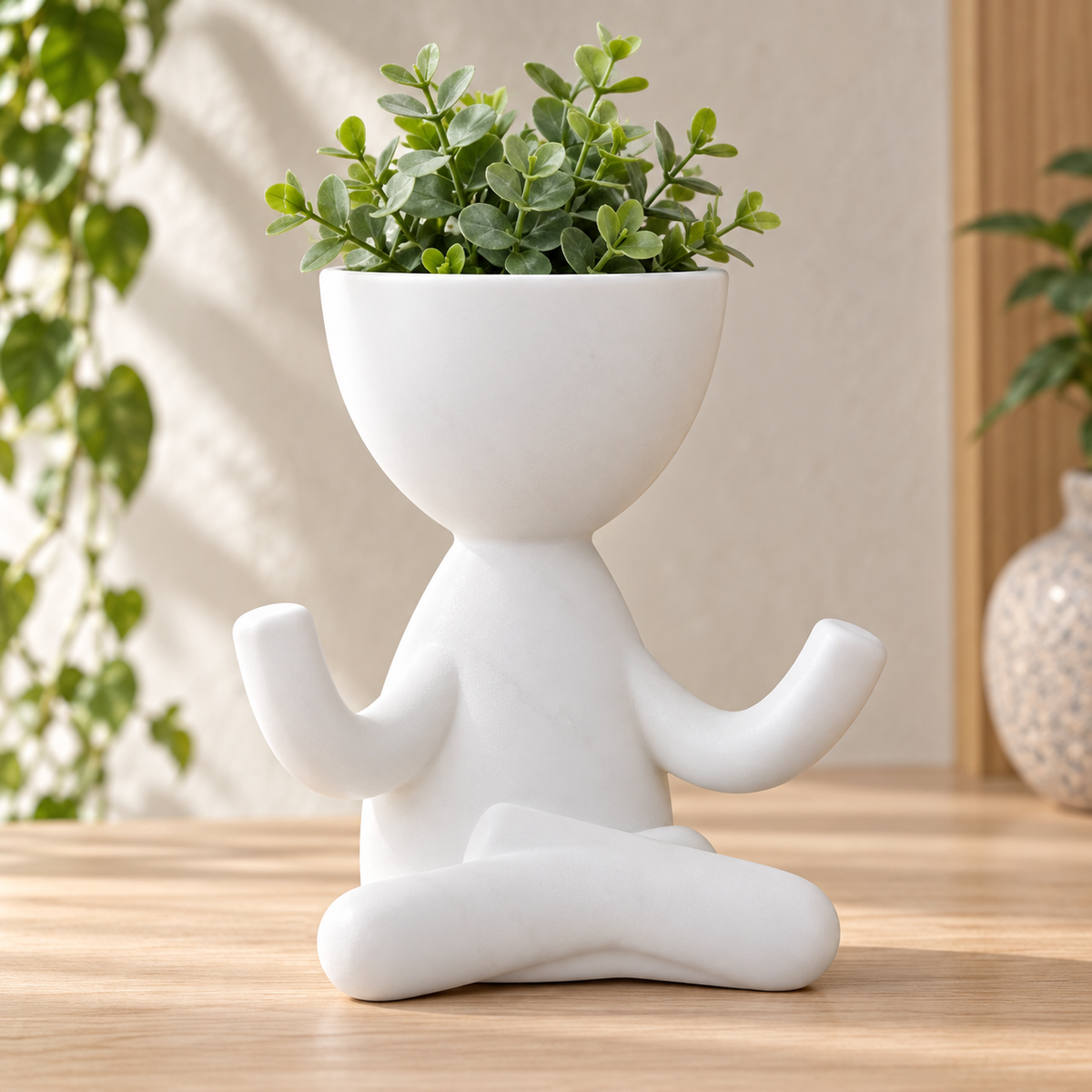 Stillpoint Yoga Head Planter hero lifestyle view