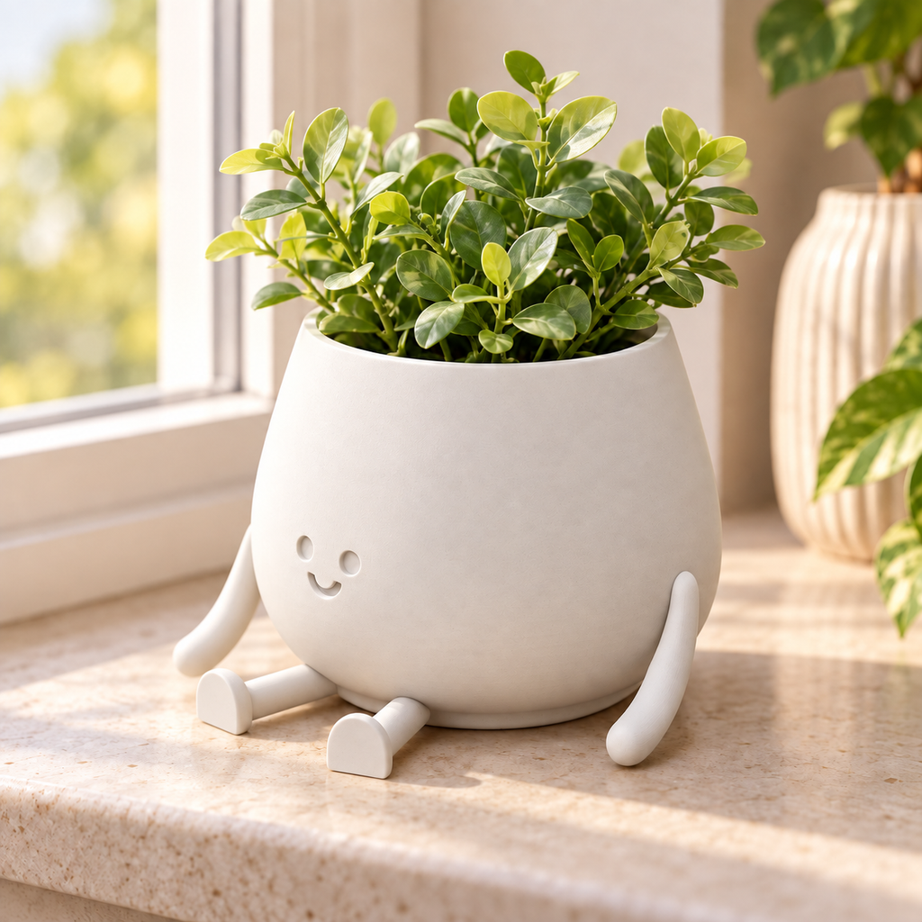Sunny Happy Face Planter hero lifestyle view
