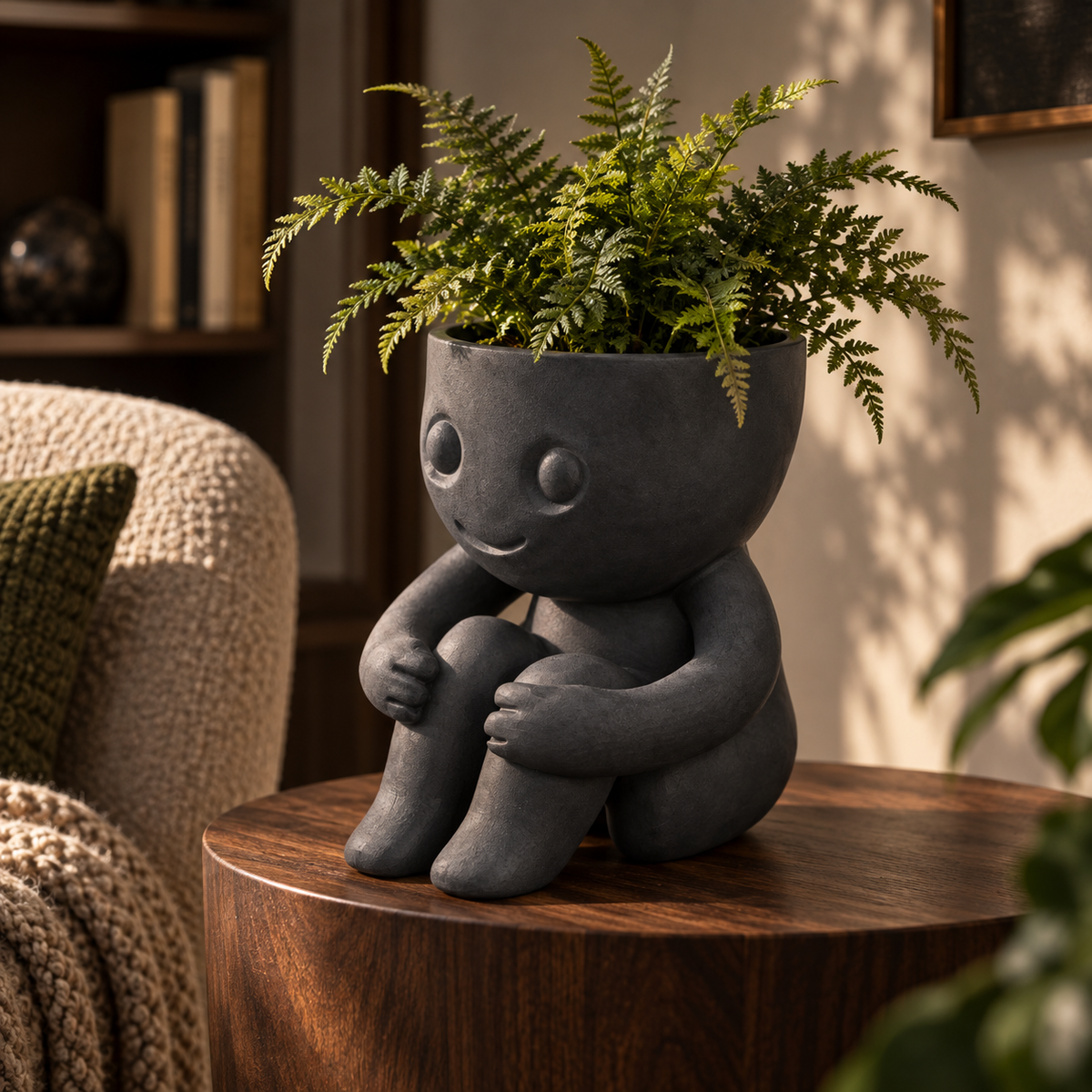 Knee Hug Planter Pal editorial view