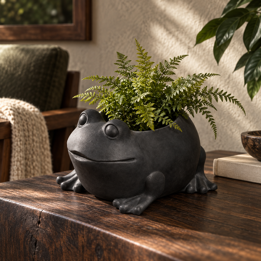 Puddle the Frog Planter editorial view