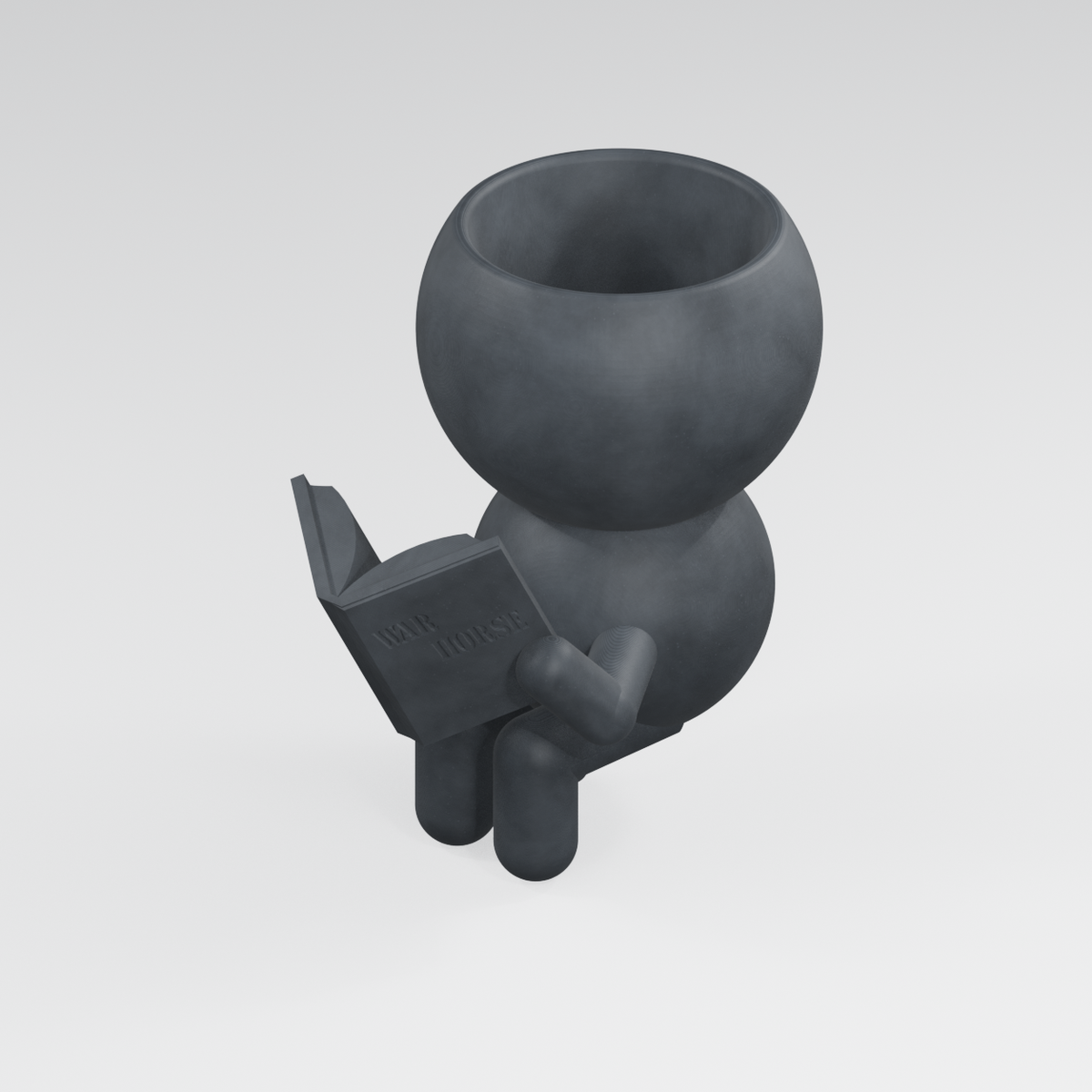 Exact Charcoal Black finish render
