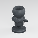 Skye Moss cabin crew planter in Charcoal Black finish