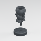 Highland Hopper Steps Up | Highland Dancer Planter Charcoal Black finish