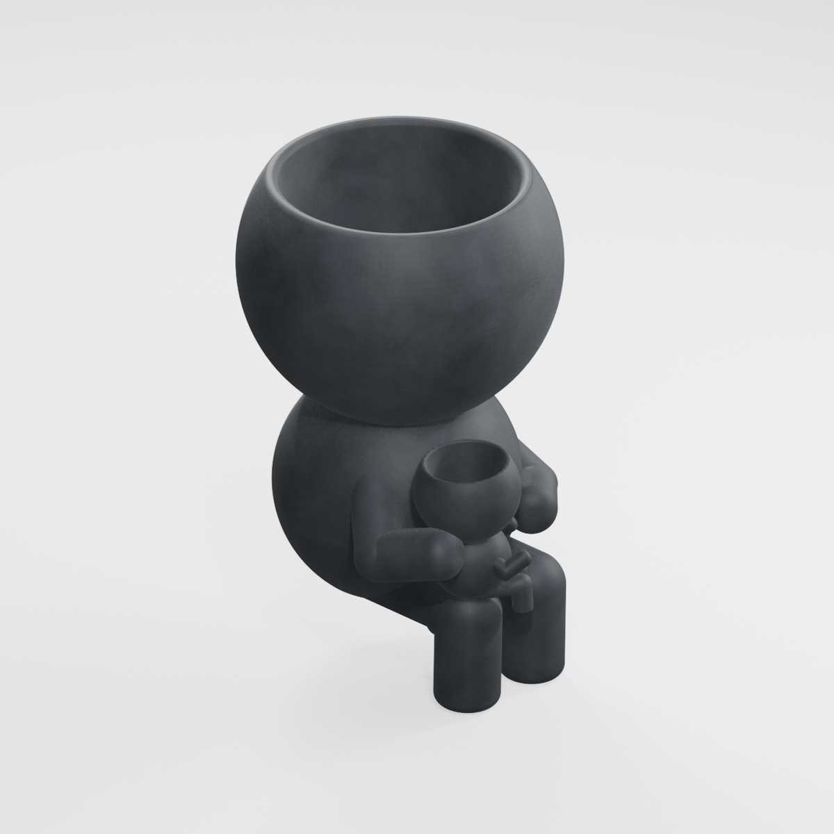 Exact Charcoal Black finish render