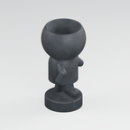 Try Fern rugby planter exact model render in Charcoal Black
