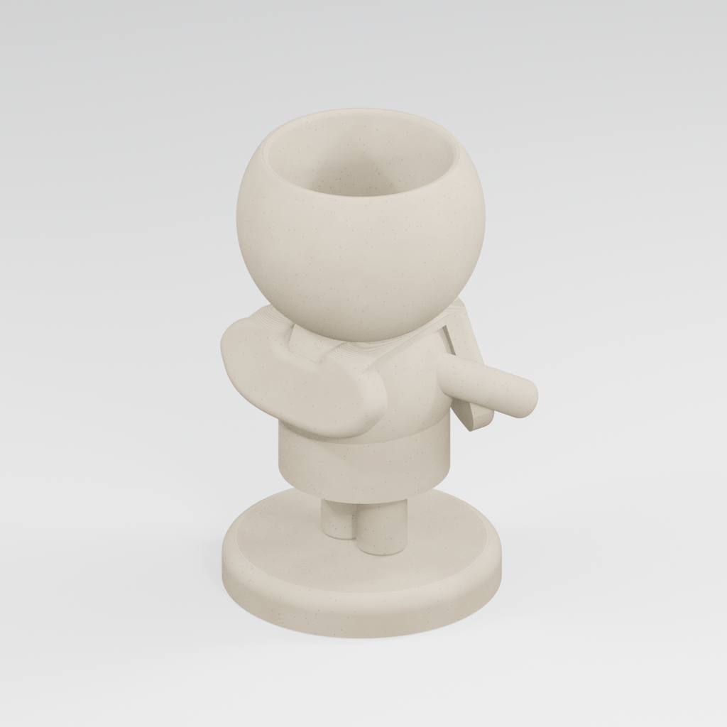 Skye Moss cabin crew planter in Ivory White finish