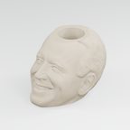 Joe Biden Head Planter in Ivory White