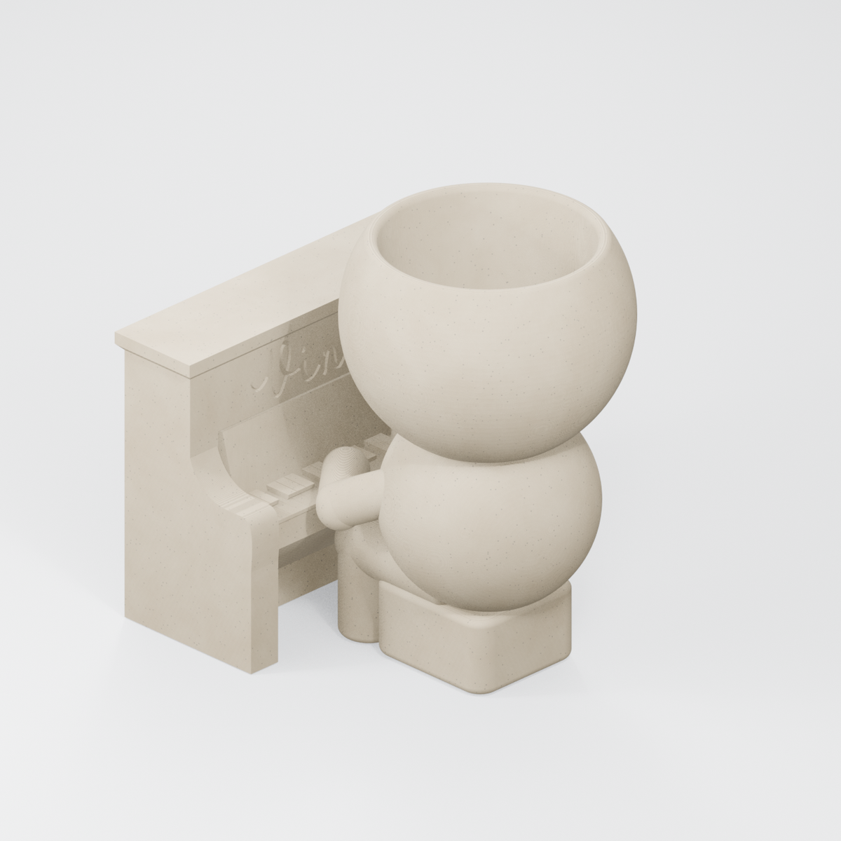 Exact Ivory White finish render
