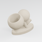Balancing Act in Ivory White