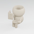Whisk Sprout Bakes It Better | Baker Planter in Ivory White finish