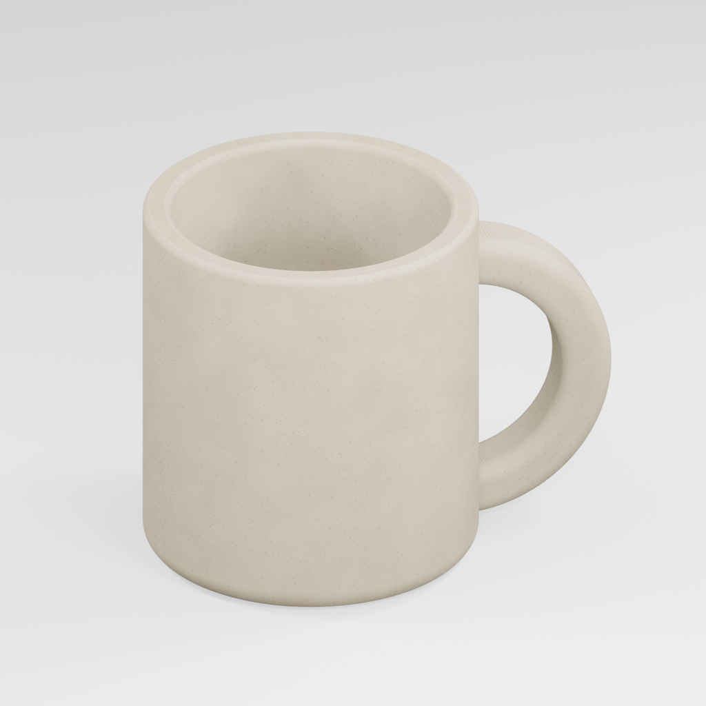Mugsy Mug planter in Ivory White