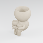 Nana Nest family planter in Ivory White