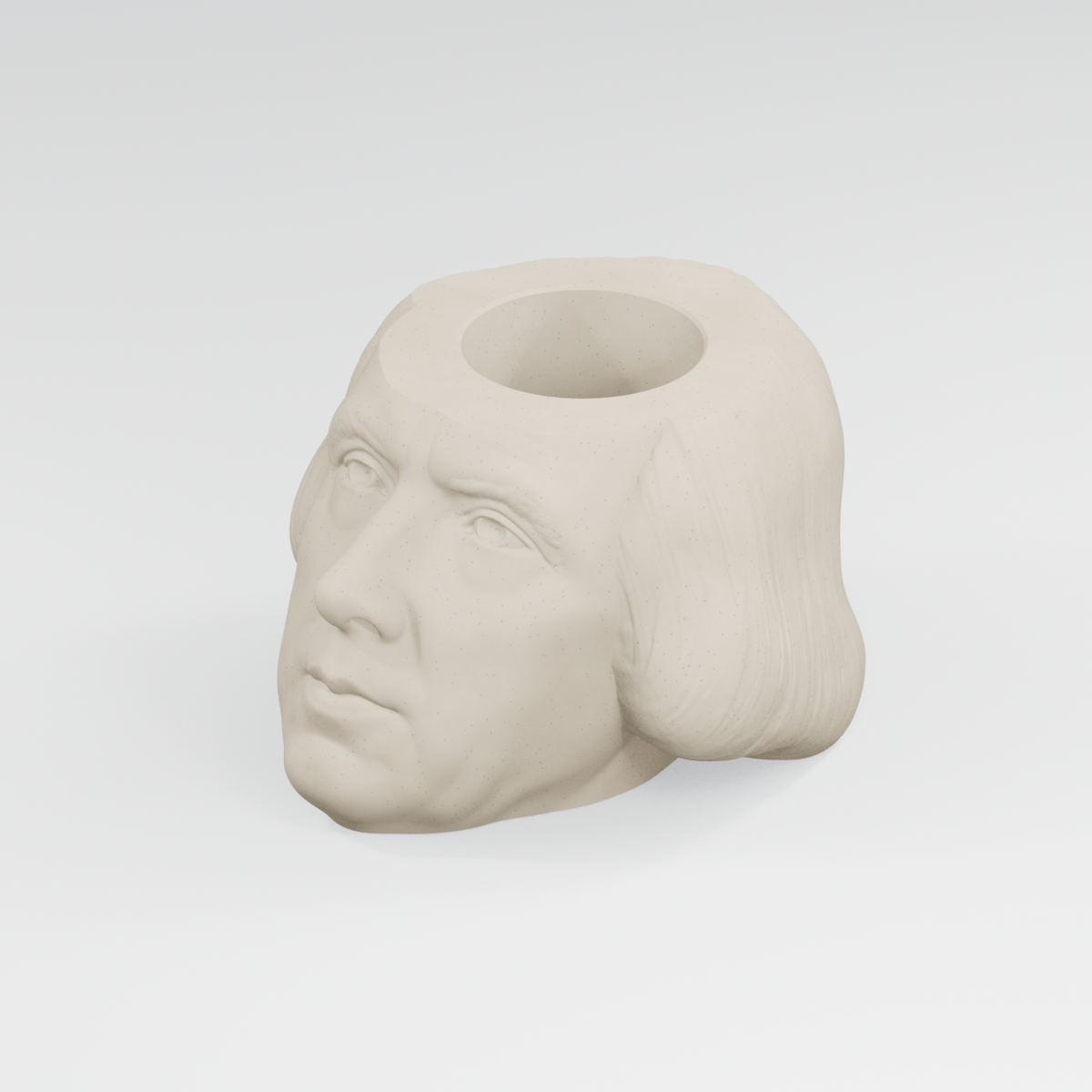 James Madison Head Planter in Ivory White