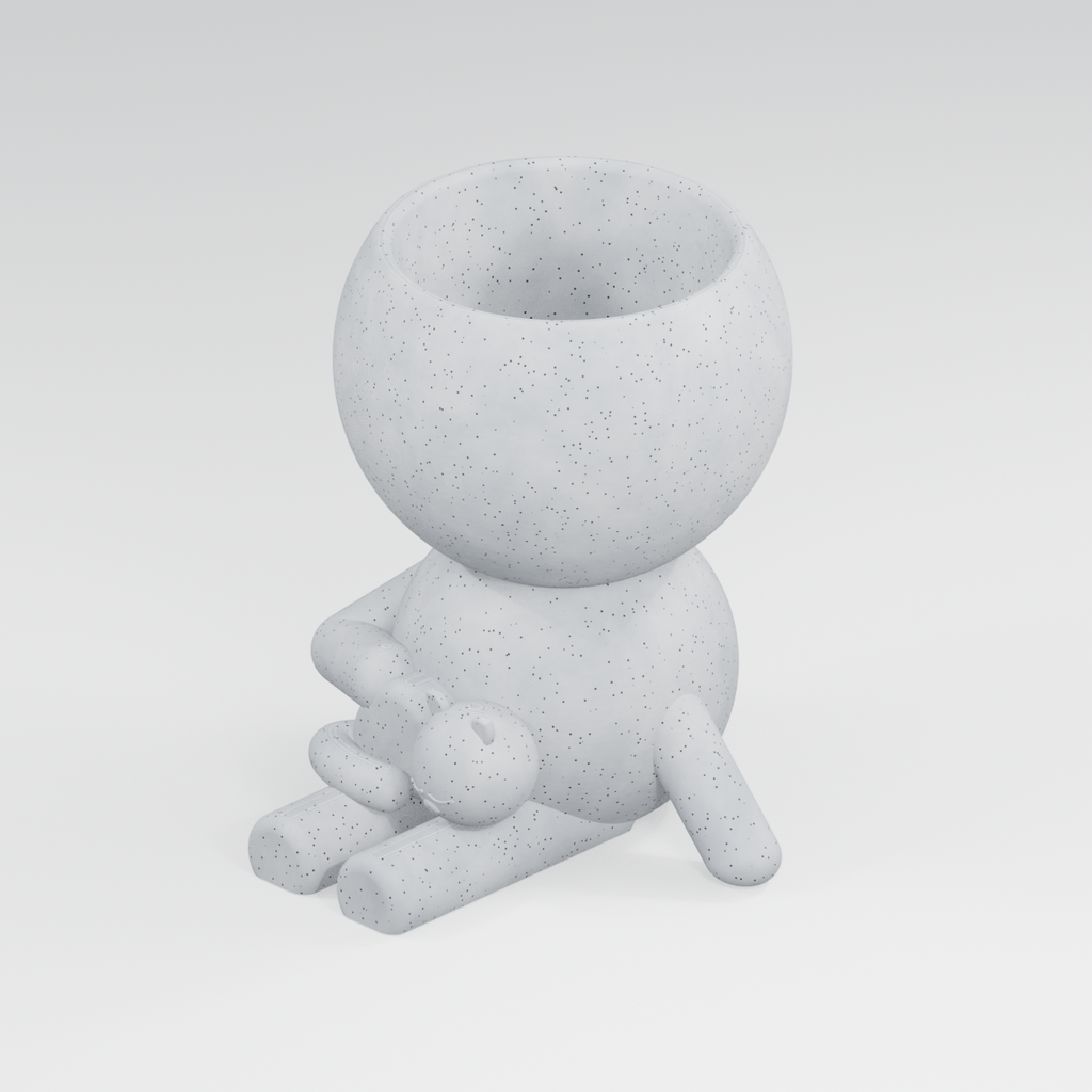 Catnap Takes Five in Marble White finish