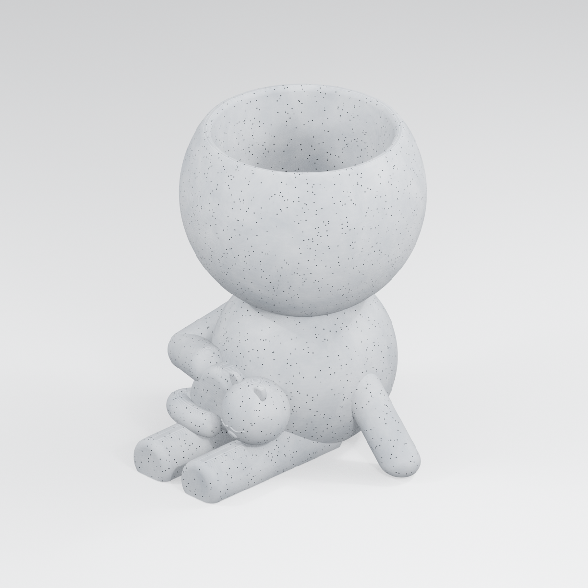 Catnap Takes Five in Marble White finish