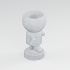 Try Fern rugby planter exact model render in Marble White