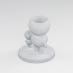 The Little Pair Sticks Together | Parent and Child Planter in Marble White finish