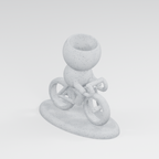 Cadence Rides On in Marble White finish